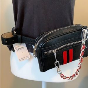 Steve Madden walk about purse.  Detachable